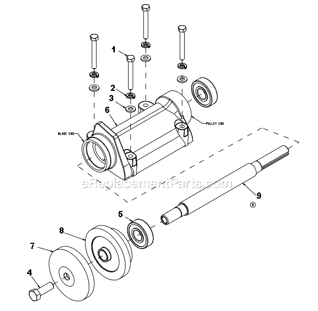 Page I Diagram and Parts List for MK-5000G  MK Diamond Concrete Saw